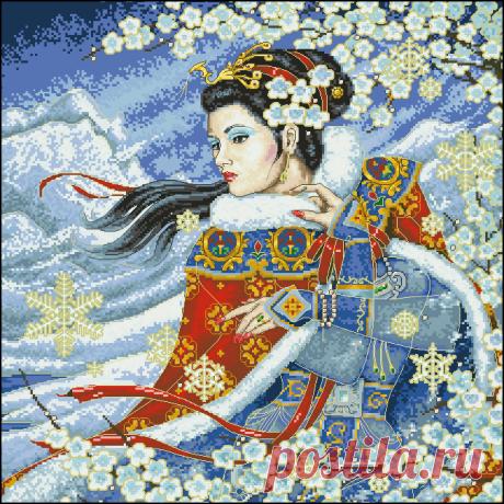 Сачать схему вышивки "Winter''s Majesty"