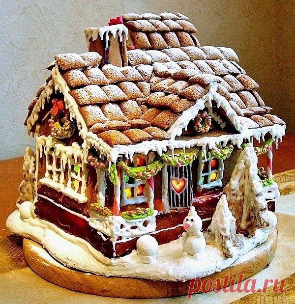 Пряничный домик. Рецепты с пошаговыми фото + видео мастер-классы | Домохозяйка