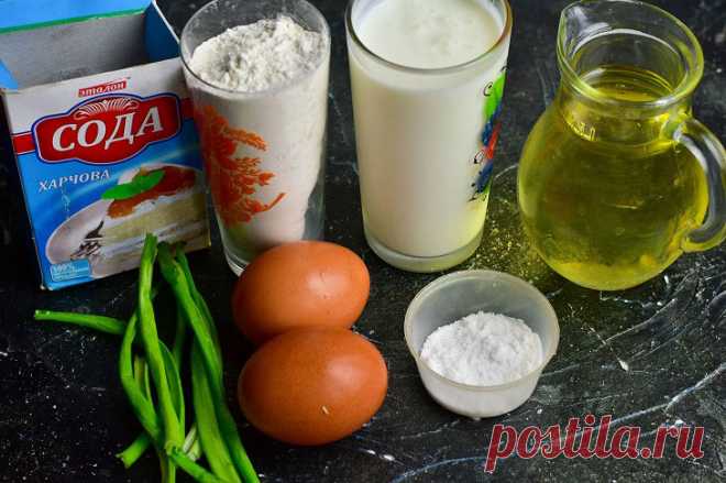 Ленивые оладьи на кефире с луком и яйцом: рецепт с фото пошагово