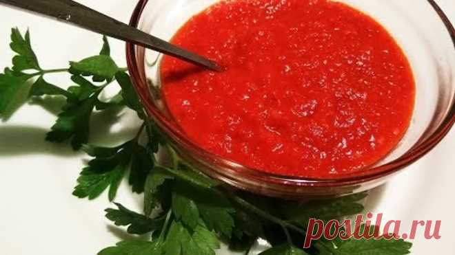 Айвар. Соус из болгарского перца.