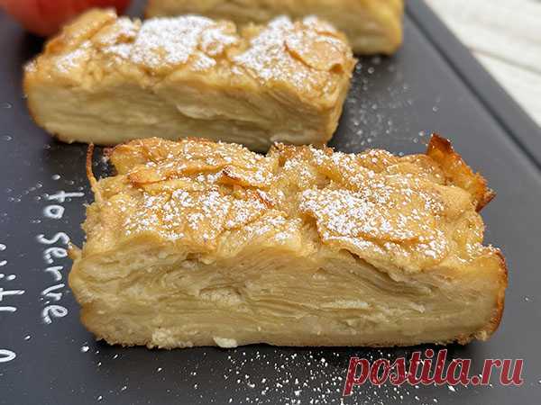 Простой Рецепт Французского Яблочного Пирога (Gâteau Invisible) Этот многослойный яблочный пирог - идеальный рецепт для осеннего яблочного сезона!Наполненный тонко нарезанными свежими яблоками и минимальным количеством теста, этот легкий пирог - настоящее фруктовое лакомство. В нем используется всего полстакана муки, благодаря чему акцент делается на яблоках, придавая пирогу особую нежность и сочность. Этот французский десерт, известный как Gâteau Invisible, получил свое н...