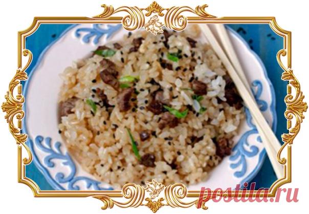 #Тяхан (#жареный #рис) #с #говядиной (#рецепт #на #скорую #руку, и #без #глютена)

#Жареный #рис готовится на основе классического вареного #риса #по-#японски - 