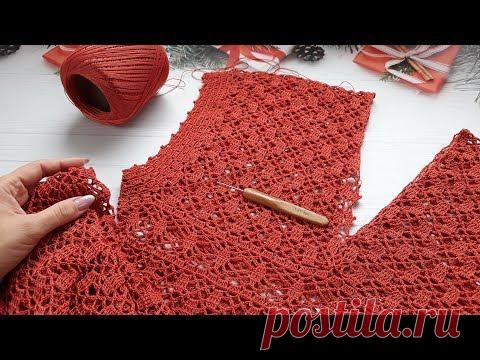 Платье крючком 