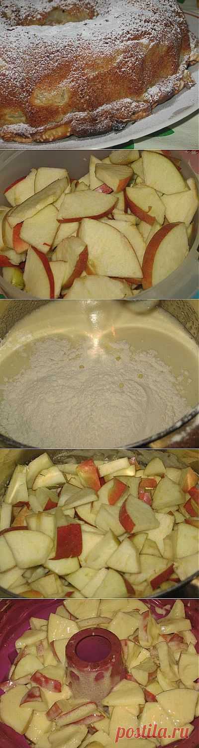 Мои любимые рецепты: Шарлотка с яблоками