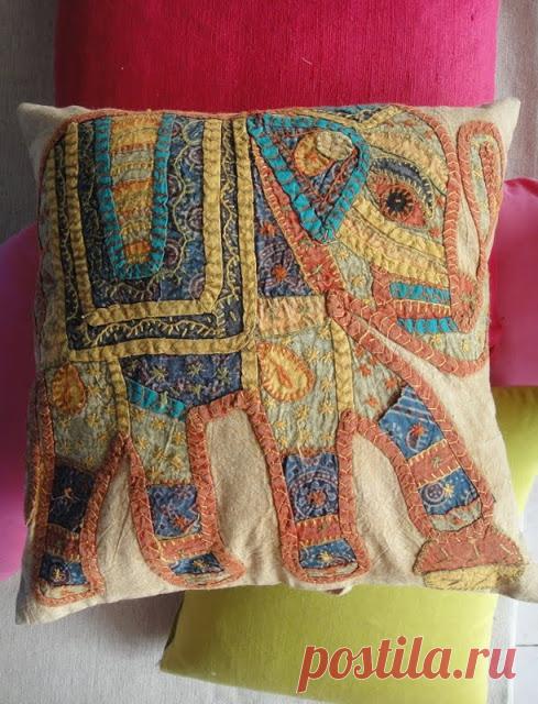 Индийские мотивы в печворке — Рукоделие