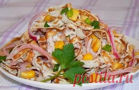 Нет проблем!: Салат Солнечный - вкусный рецепт