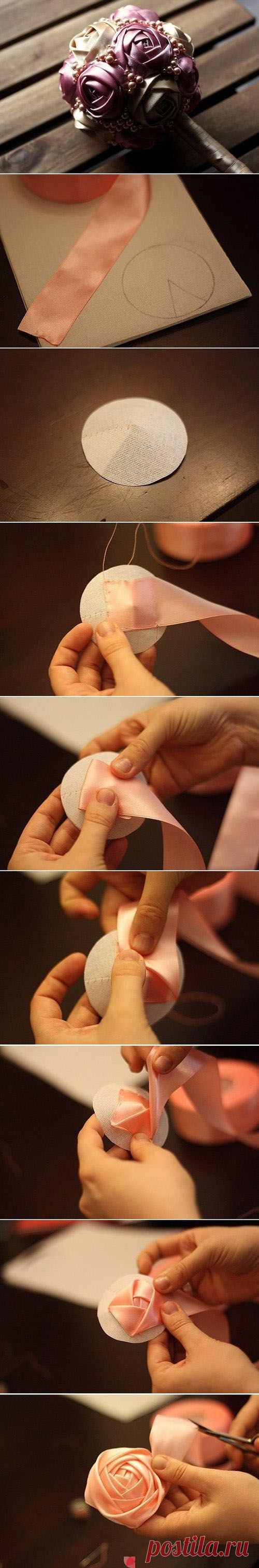 Satin Ribbon Rosettes | mey craft