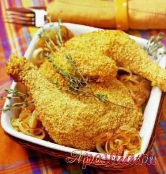 курочка +с корочкой в духовке,как приготовить курочку с корочкой,курочка под корочкой