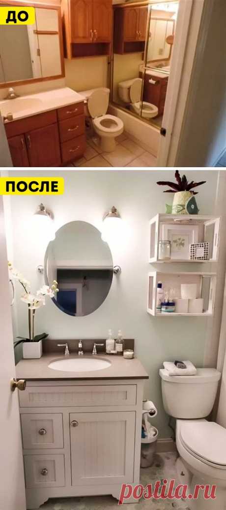 13 дизайнерских решений, как превратить маленькую ванную в просторную