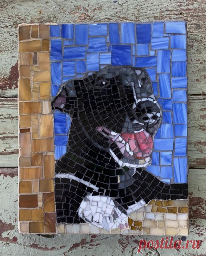 8x10 Mosaic Pet Portrait | Etsy