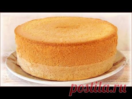 Высокий бисквит без разделения яиц (итальянская версия)