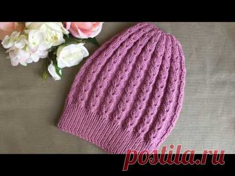 ВЯЗАНАЯ ЖЕНСКАЯ ШАПКА "INSPIRATION" KNITTEDHAT.