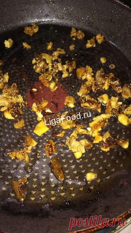 Свинина с соусом из инжира с рисом