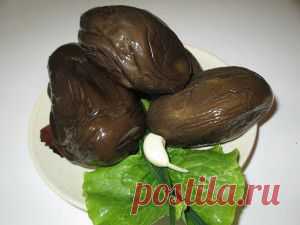 Баклажаны маринованные с чесноком