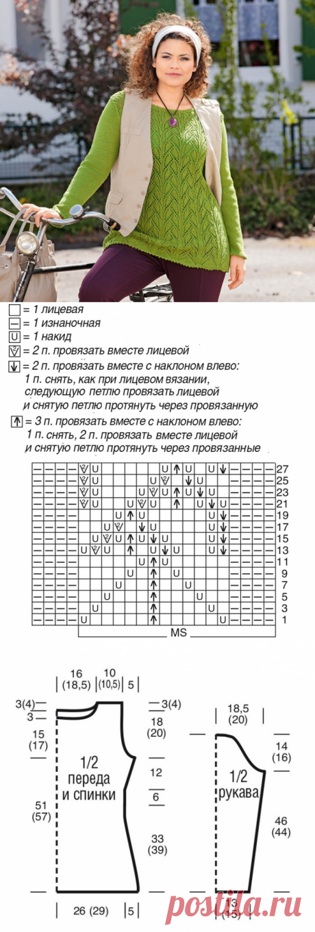 Замечательный ажурный джемпер