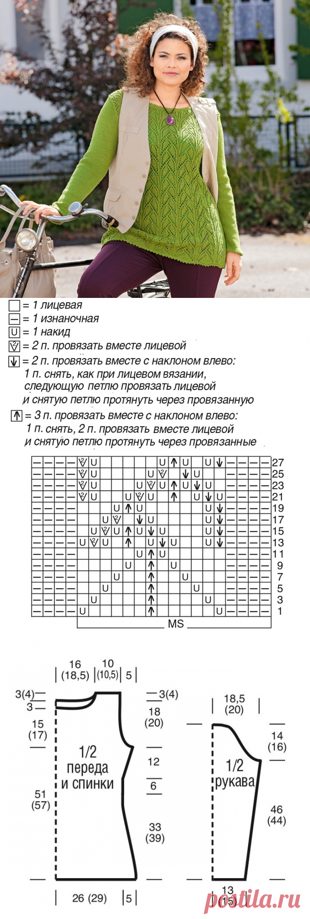 Замечательный ажурный джемпер