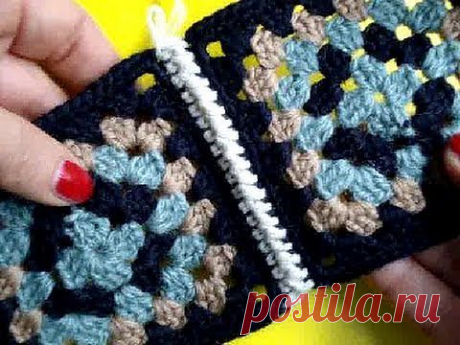 ▶ Вязание крючком Урок 231 Как соединять мотивы крючком 2 - YouTube