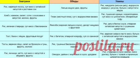 Японское питание 1975 года и какие его особенности