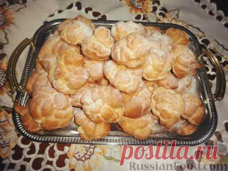 Рецепт: Эклеры с заварным кремом на RussianFood.com
