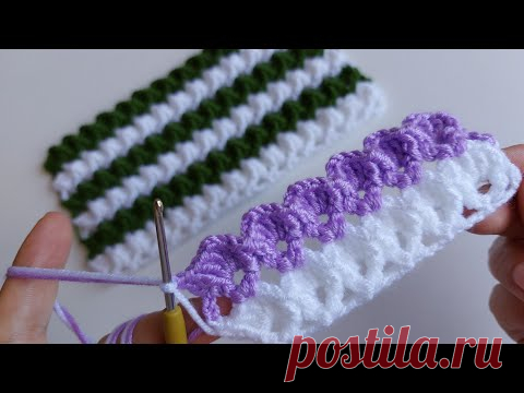 EASY CROCHET KNİTTNG.. YAPIMI KOLAY TIĞ İŞİ BATTANİYE ŞAL YELEK ÖRGÜ MODELİ