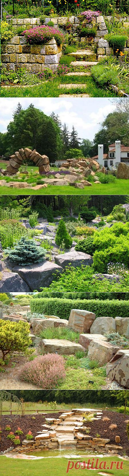 Альпийская горка, альпинарий, рокарий фото | Дом Мечты