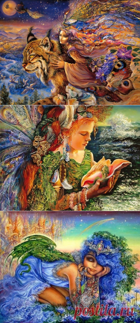 Художник Жозефина Уолл (Josephine Wall). Картины
