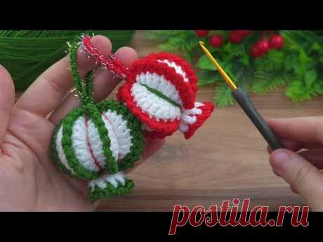 Crochet Christmas!!☆~● Bells: Easy DIY halıdan decoration II Add charm to your Christmas tree