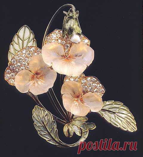 Ювелирные работы РЕНЕ ЛАЛИК -стиль Art Nouveau