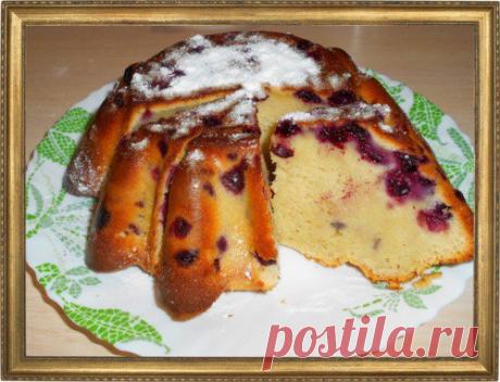 КЕКС СО СМОРОДИНОЙ.