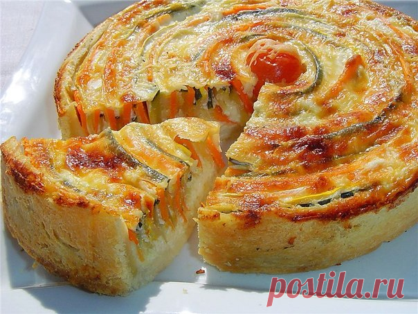 Пирог с овощами 