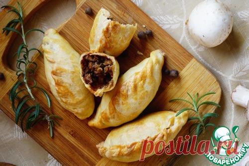 Кибинай с курицей и грибами – кулинарный рецепт