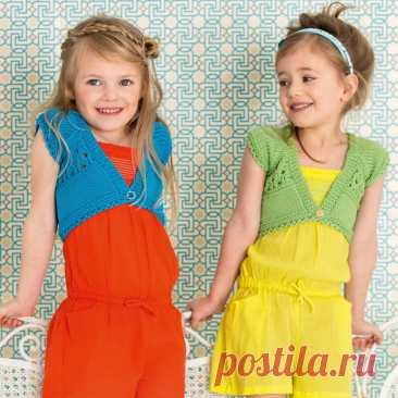 Вяжем болеро для девочки Простая и очаровательная модель, которая прекрасно подойдет и к комбинезону, и к сарафану.РАЗМЕРЫ 110/116 (122/128) Нравится публикация? И хочется видеть почаще описания болеро? Дайте нам знать! Напишите об этом в комментариях!ВАМ ПОТРЕБУЕТСЯ - Пряжа Lana Grossa «Nobile» (70% хлопка, 30%...