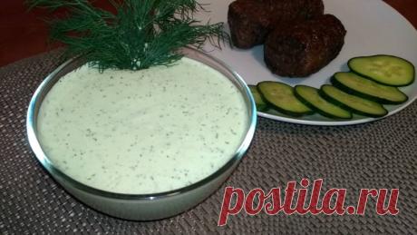 Вкуснейший огуречно-сырный соуc — Кулинарная книга - рецепты с фото