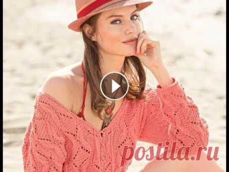 Пуловер из Тонкой Пряжи Спицами - 2019 / Pullover of Fine Yarn Пуловер из Тонкой Пряжи Спицами - 2019 / Pullover of Fine Yarn...