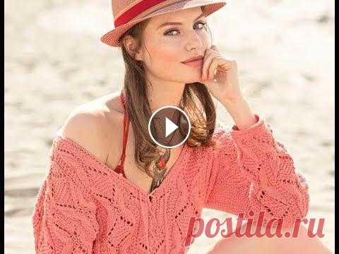 Пуловер из Тонкой Пряжи Спицами - 2019 / Pullover of Fine Yarn Пуловер из Тонкой Пряжи Спицами - 2019 / Pullover of Fine Yarn...