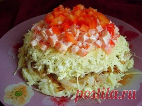 Простой и вкусный салат. - Лучшие кулинарные рецепты интернета