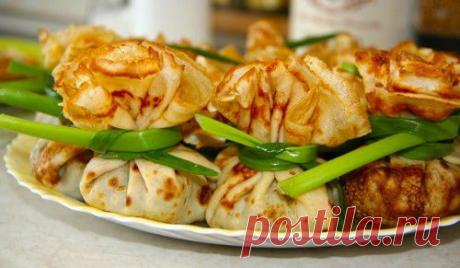 МЕШОЧКИ ИЗ БЛИНЧИКОВ НА ПРАЗДНИЧНЫЙ СТОЛ - СЛАДКИЕ И СОЛЕНЫЕ,ГОРЯЧИЕ И ХОЛОДНЫЕ.