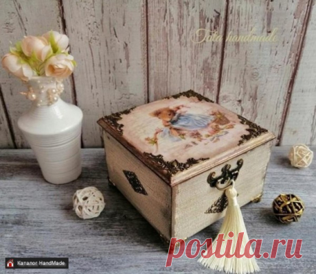 Шкатулка ''Мышка-модница'', ручная работа купить в Беларуси HandMade, цены в интернет магазинах