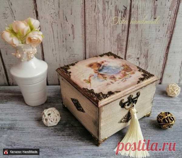 Шкатулка ''Мышка-модница'', ручная работа купить в Беларуси HandMade, цены в интернет магазинах