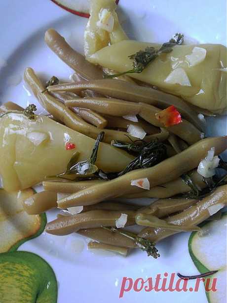 Турша из спаржевой фасоли. | БУДЕТ ВКУСНО!