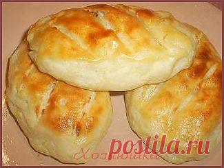 Хозяюшка. Кушать подано! - Пирожки из картофельного теста с грибами