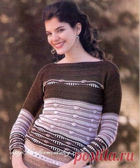 Пуловер — Просто и Оригинально | Ниточка