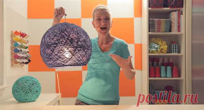 Простой способ создать красивый и стильный абажур, который стоит копейки