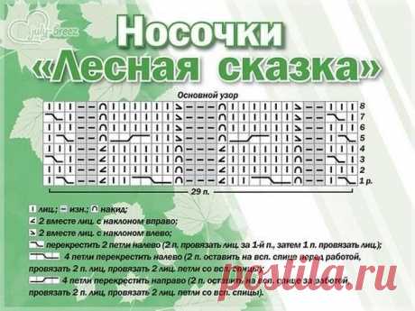 Носочки «Лесная сказка» | Лаборатория домашнего хозяйства