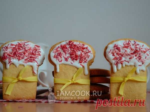 Пасхальное печенье с глазурью — рецепт с фото Хотите угостить своих родных красивым пасхальным печеньем? Вам сюда – простой рецепт, с прекрасным результатом.