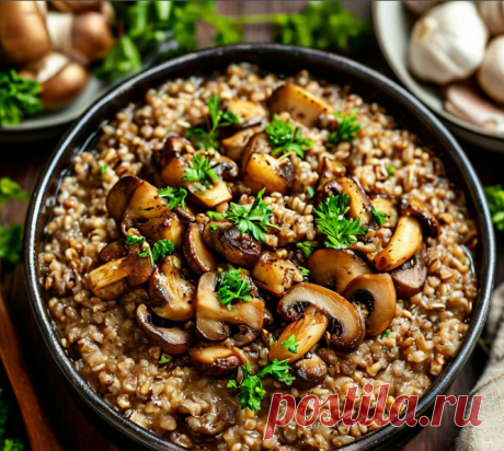 Рецепт очень вкусной и полезной каши из гречки с грибами, луком и морковью - Драгомировская каша. Такую кашу любил Николай II. Включите и вы её в свой рацион.