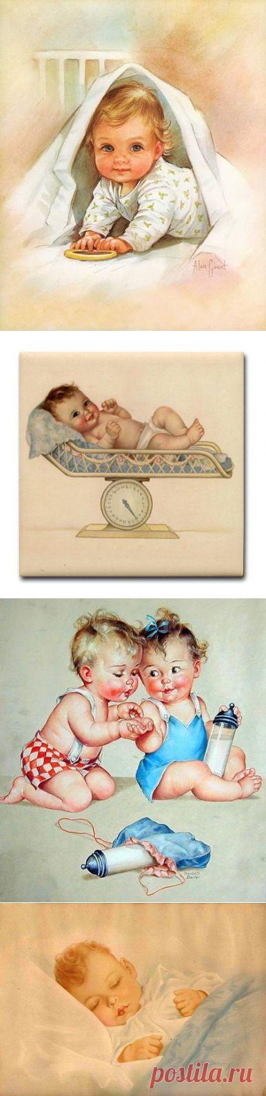 Малыши / Декупаж / Картинки для декупажа