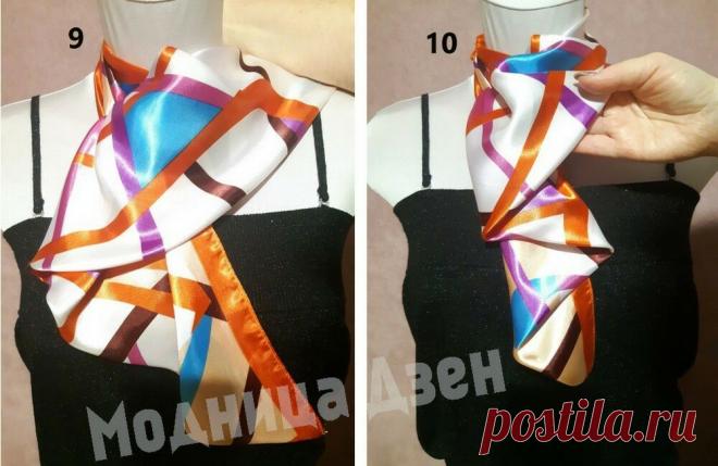 Платок с блузкой: как красиво завязать шейный платок в романтическом стиле (показываю пошагово) | модница | Яндекс Дзен