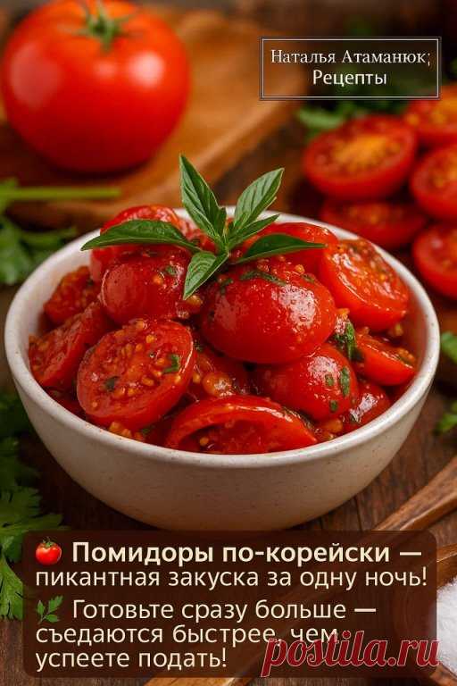Вам понадобится:
2 кг помидоров (лучше «сливка»)

4 болгарских перца (разных цветов — ещё красивее!)

½ острого перца (или больше — по вкусу)

2 головки чеснока

1 пучок укропа

1 пучок петрушки

90 г растительного масла

90 г уксуса 9%

90 г сахара

2 ст. л. соли (без горки)

 Как готовить:
 Помидоры вымойте и разрежьте на четвертинки.
 Зелень мелко нарежьте. Перцы и чеснок измельчите в блендере или мясорубке.
 Смешайте зелень с перечно-чесночной массой.
 В чистую банку у...