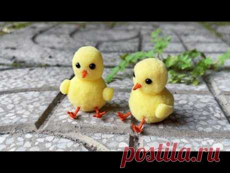 ABC TV | How To Make Little Chicken With Pom Pom - Craft Tutorial